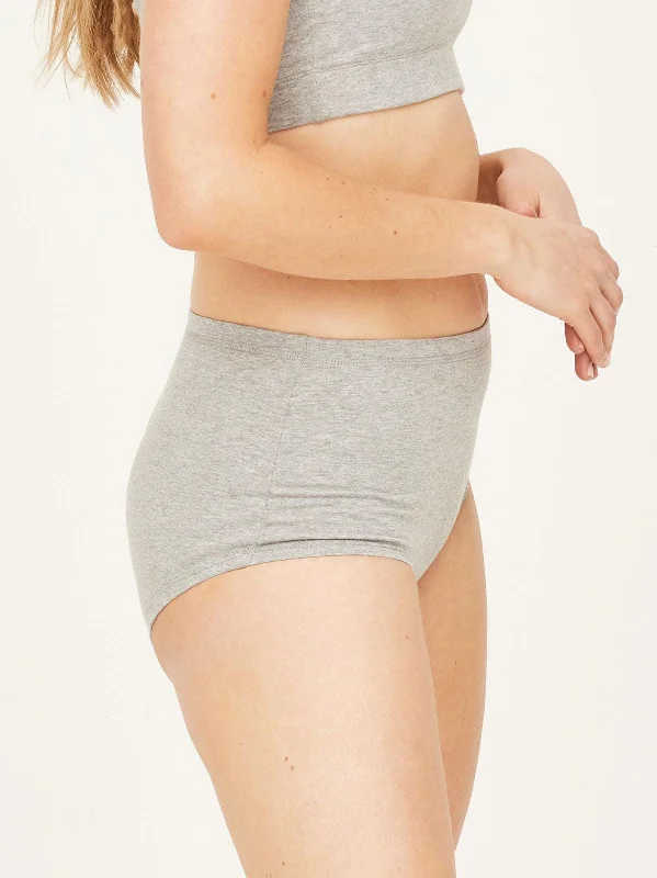 Organic Cotton High Waisted Jersey Brief