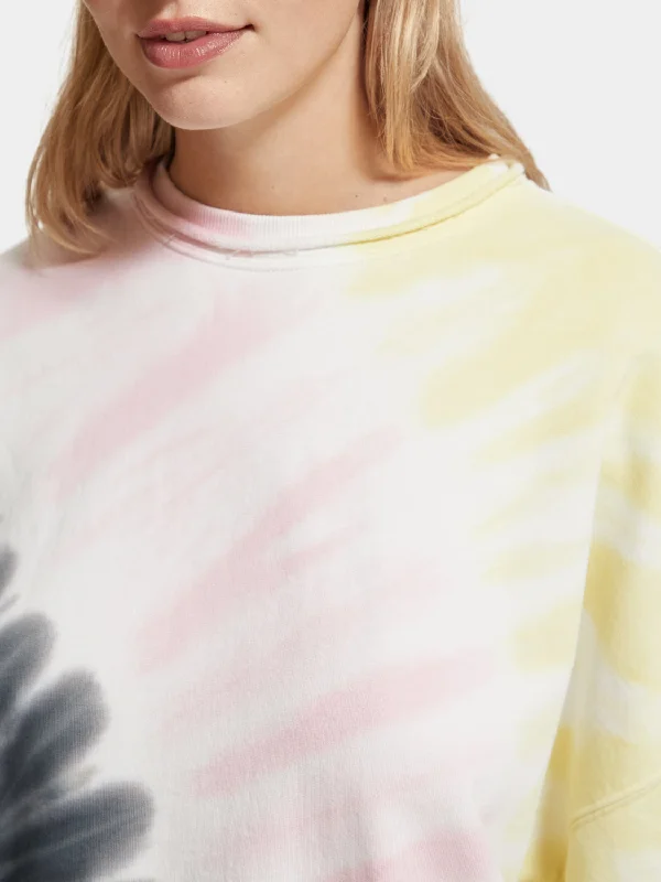 Oversized tie-dyed sweatshirt