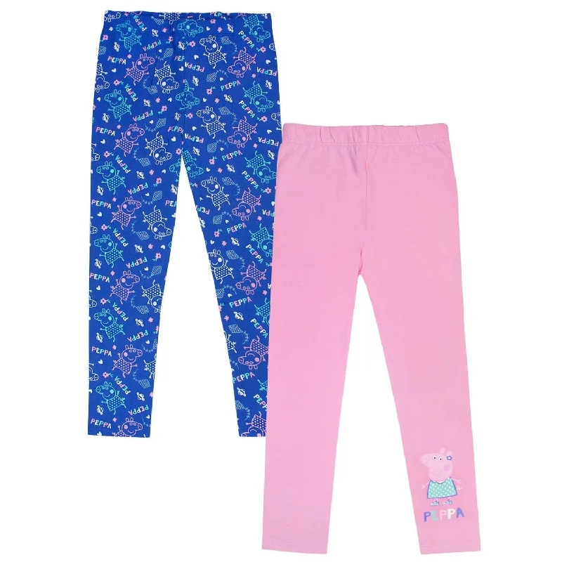 Peppa Pig Girls Leggings (Pack of 2)