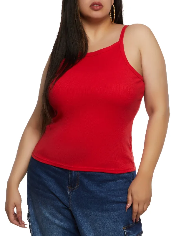 Plus Size Scoop Neck Tank Top