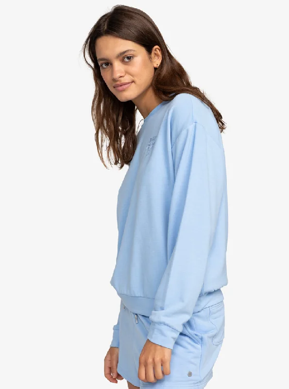 Roxy Surfing By Moonlight Sweatshirt-Bel Air Blue