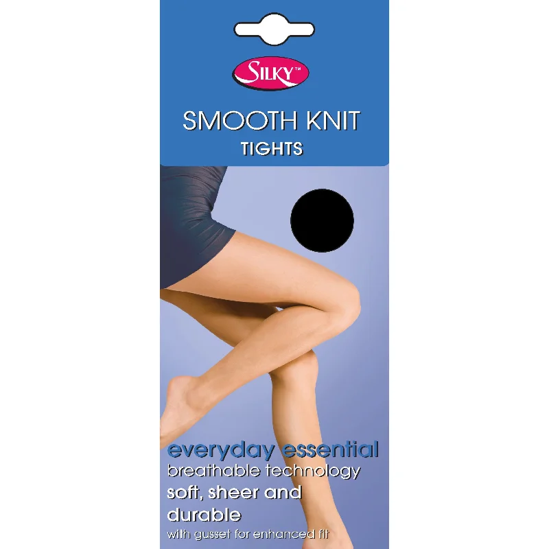 Silky Womens/Ladies Smooth Knit Tights (1 Pairs)