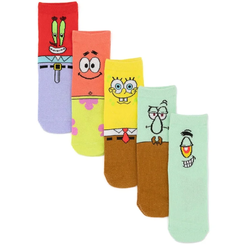 SpongeBob SquarePants Childrens/Kids Socks (Pack of 5)