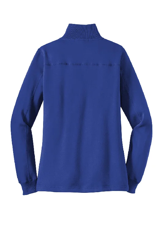 Sport-Tek Womens Shrink Resistant Fleece 1/4 Zip Sweatshirt - True Royal Blue