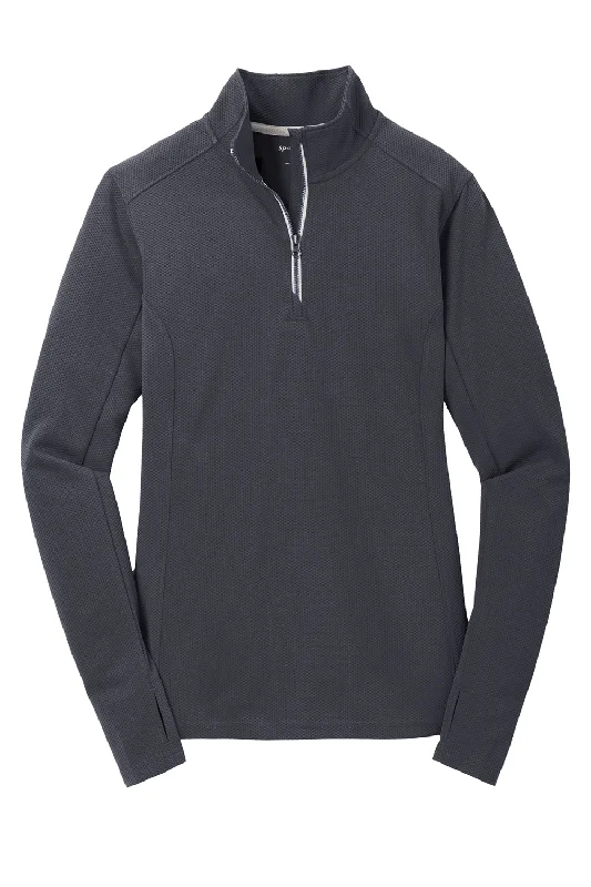 Sport-Tek Womens Sport-Wick Moisture Wicking 1/4 Zip Sweatshirt - Iron Grey