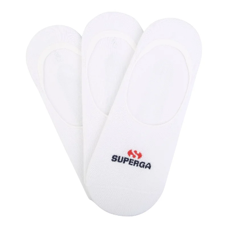 Superga Womens/Ladies No Show Socks (Pack of 3)