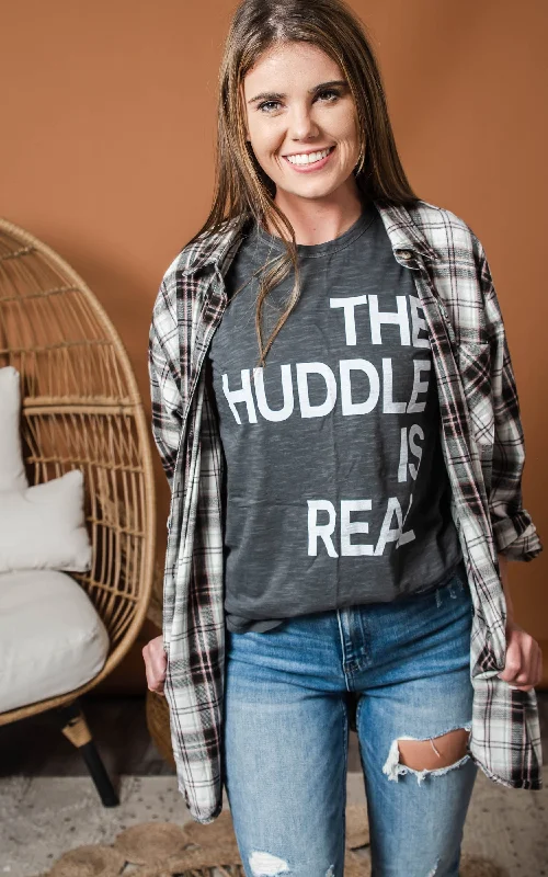 The Huddle Is Real Muscle Tank** - Final Sale