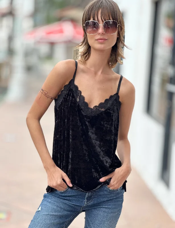 Velvet Lace Tank