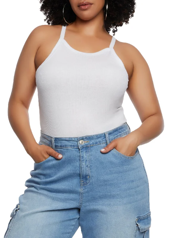 Plus Size Scoop Neck Tank Top