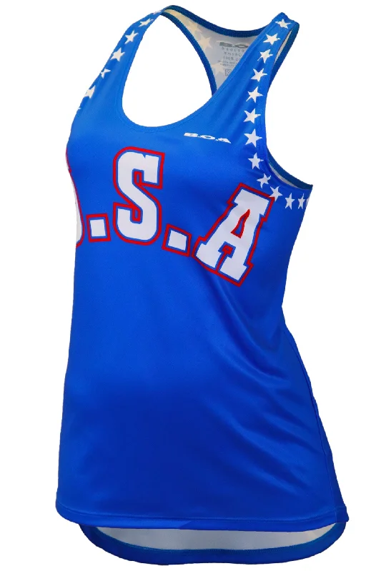 Women's United States Of America Singlet