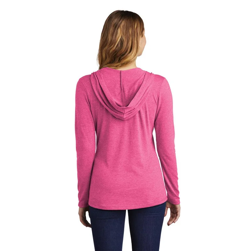 NEW STRAYER District ® Women’s Perfect Tri ® Long Sleeve Hoodie - Fuchsia Frost