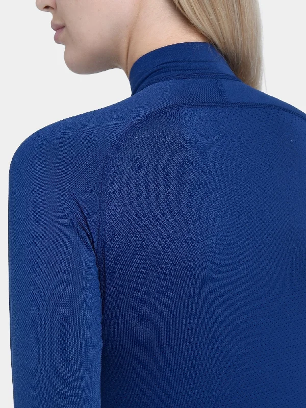 Winter Run Thermal Long Sleeve Running Top For Women With Brushed Inner Fabric