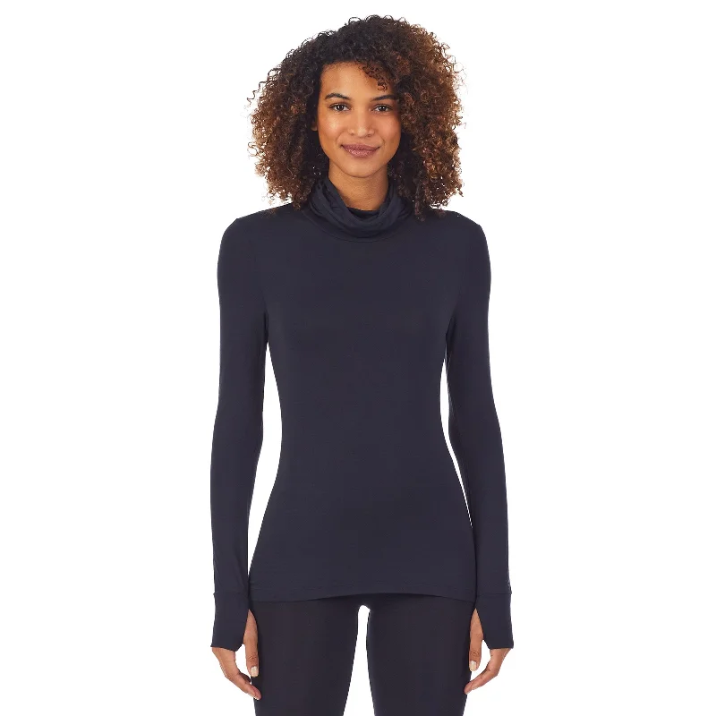 Softwear With Stretch Long Sleeve Convertible Cowl