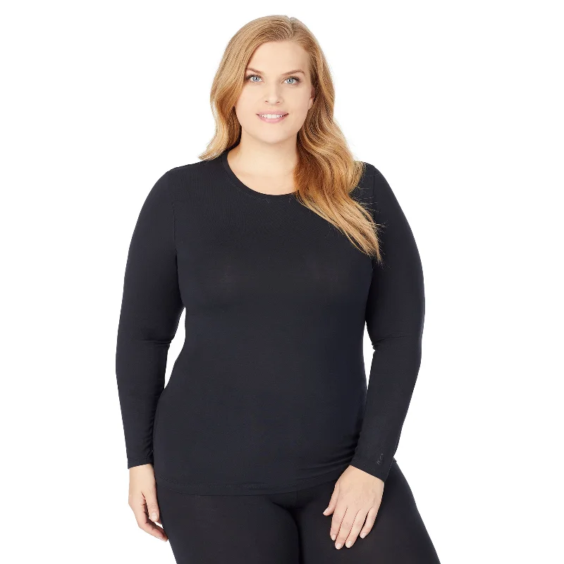 Softwear With Stretch Long Sleeve Crew PLUS